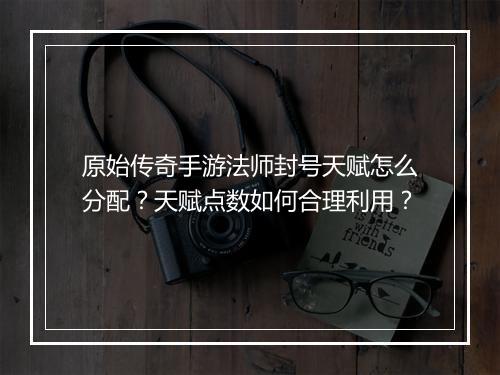 原始传奇手游法师封号天赋怎么分配？天赋点数如何合理利用？
