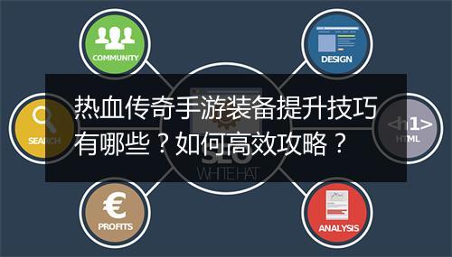 热血传奇手游装备提升技巧有哪些？如何高效攻略？