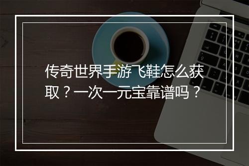 传奇世界手游飞鞋怎么获取？一次一元宝靠谱吗？