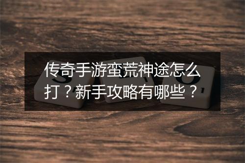 传奇手游蛮荒神途怎么打？新手攻略有哪些？