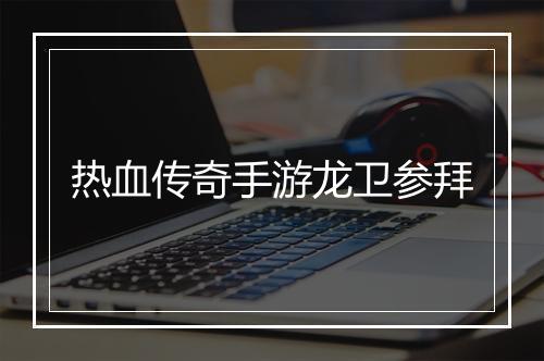热血传奇手游龙卫参拜