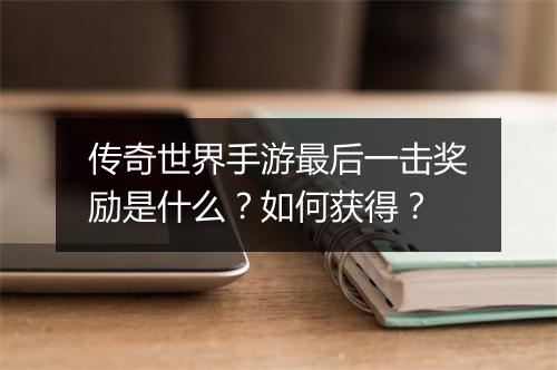 传奇世界手游最后一击奖励是什么？如何获得？