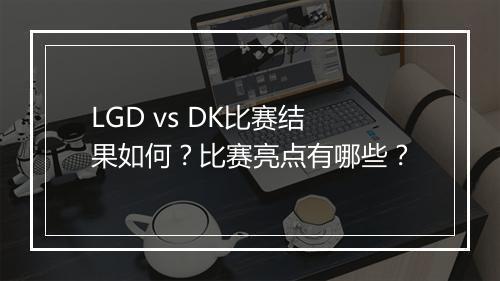 LGD vs DK比赛结果如何？比赛亮点有哪些？