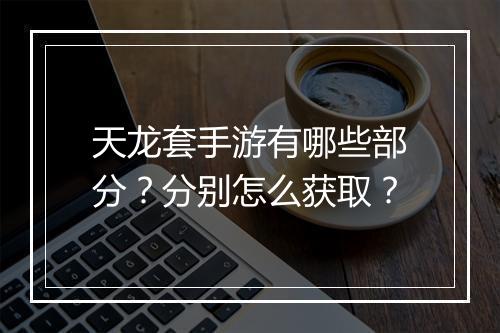 天龙套手游有哪些部分？分别怎么获取？