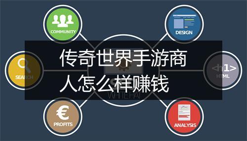 传奇世界手游商人怎么样赚钱