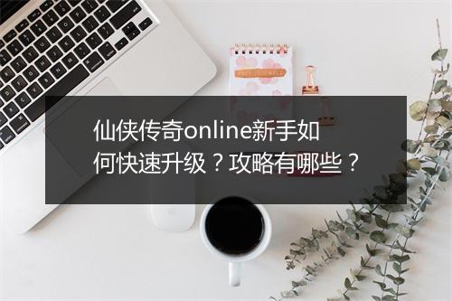 仙侠传奇online新手如何快速升级？攻略有哪些？