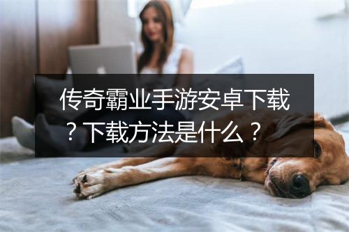 传奇霸业手游安卓下载？下载方法是什么？