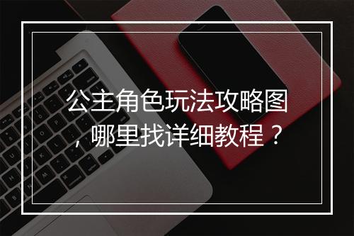 公主角色玩法攻略图，哪里找详细教程？
