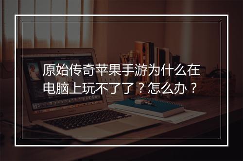 原始传奇苹果手游为什么在电脑上玩不了了？怎么办？