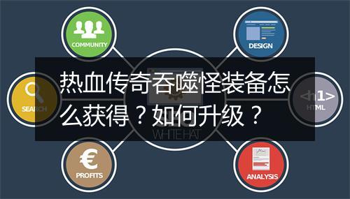 热血传奇吞噬怪装备怎么获得？如何升级？