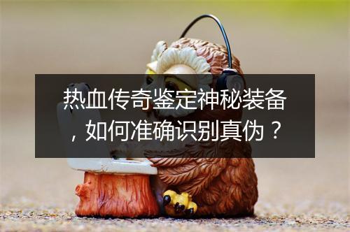 热血传奇鉴定神秘装备，如何准确识别真伪？