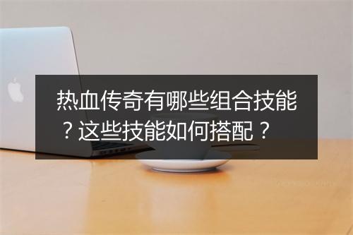 热血传奇有哪些组合技能？这些技能如何搭配？