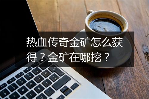热血传奇金矿怎么获得？金矿在哪挖？
