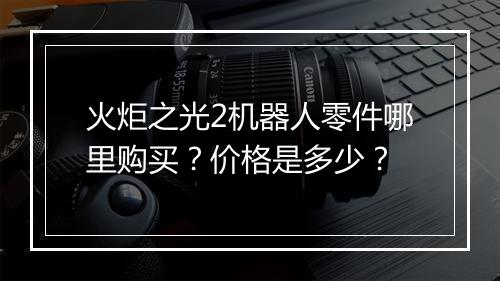 火炬之光2机器人零件哪里购买？价格是多少？