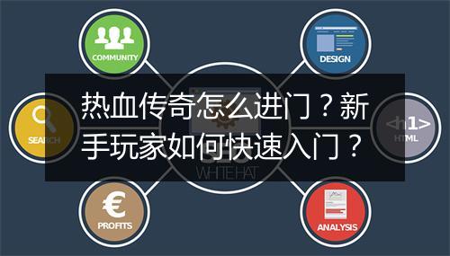 热血传奇怎么进门？新手玩家如何快速入门？