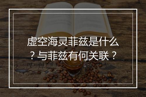 虚空海灵菲兹是什么？与菲兹有何关联？