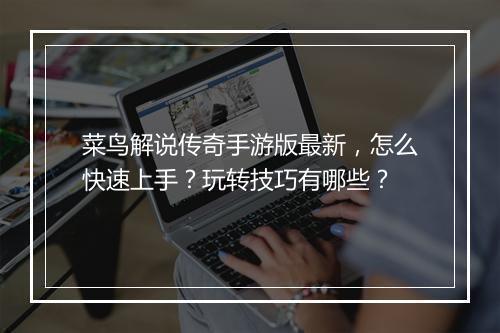 菜鸟解说传奇手游版最新，怎么快速上手？玩转技巧有哪些？