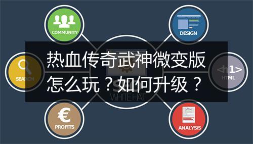 热血传奇武神微变版怎么玩？如何升级？