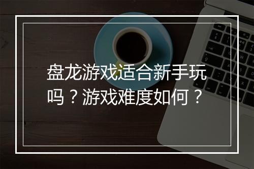 盘龙游戏适合新手玩吗？游戏难度如何？