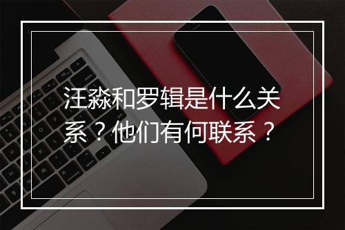 汪淼和罗辑是什么关系？他们有何联系？