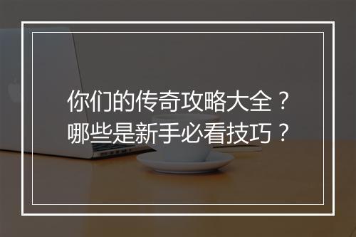 你们的传奇攻略大全？哪些是新手必看技巧？