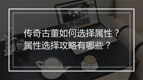 传奇古董如何选择属性？属性选择攻略有哪些？