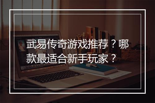 武易传奇游戏推荐？哪款最适合新手玩家？