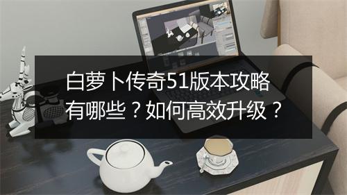白萝卜传奇51版本攻略有哪些？如何高效升级？