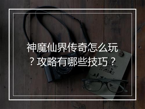 神魔仙界传奇怎么玩？攻略有哪些技巧？