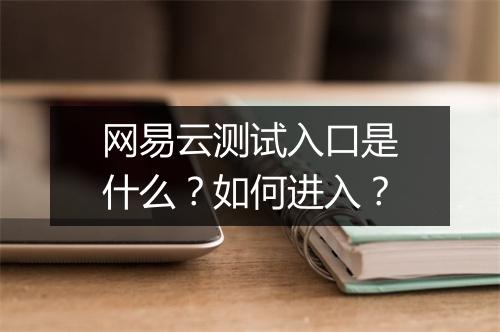 网易云测试入口是什么？如何进入？