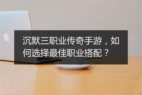 沉默三职业传奇手游，如何选择最佳职业搭配？
