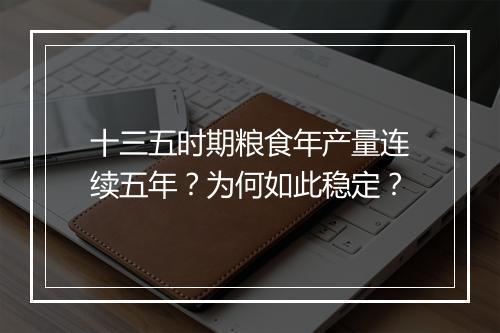 十三五时期粮食年产量连续五年？为何如此稳定？
