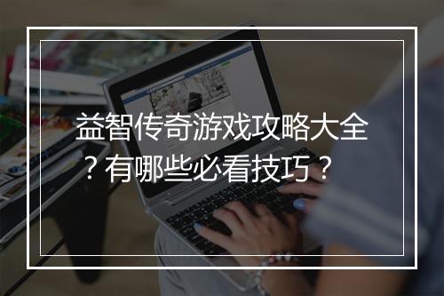 益智传奇游戏攻略大全？有哪些必看技巧？