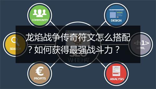 龙焰战争传奇符文怎么搭配？如何获得最强战斗力？