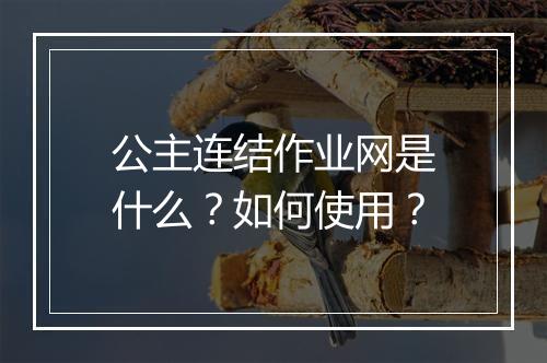 公主连结作业网是什么？如何使用？