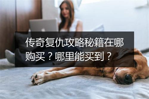 传奇复仇攻略秘籍在哪购买？哪里能买到？