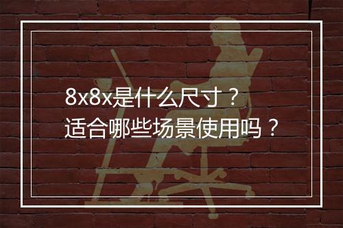 8x8x是什么尺寸？适合哪些场景使用吗？