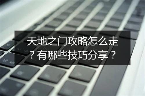 天地之门攻略怎么走？有哪些技巧分享？