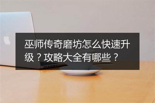 巫师传奇磨坊怎么快速升级？攻略大全有哪些？