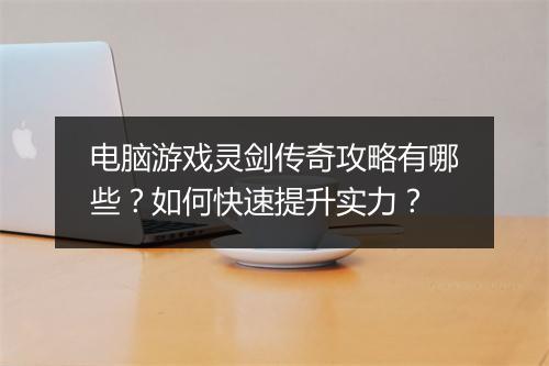 电脑游戏灵剑传奇攻略有哪些？如何快速提升实力？