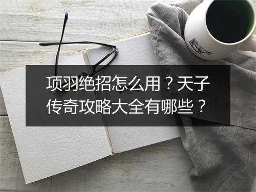 项羽绝招怎么用？天子传奇攻略大全有哪些？