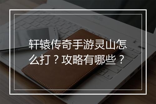 轩辕传奇手游灵山怎么打？攻略有哪些？