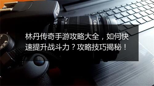 林丹传奇手游攻略大全，如何快速提升战斗力？攻略技巧揭秘！