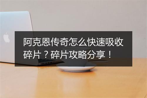 阿克恩传奇怎么快速吸收碎片？碎片攻略分享！