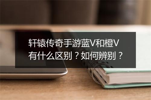 轩辕传奇手游蓝V和橙V有什么区别？如何辨别？