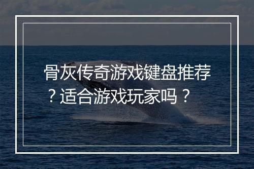 骨灰传奇游戏键盘推荐？适合游戏玩家吗？