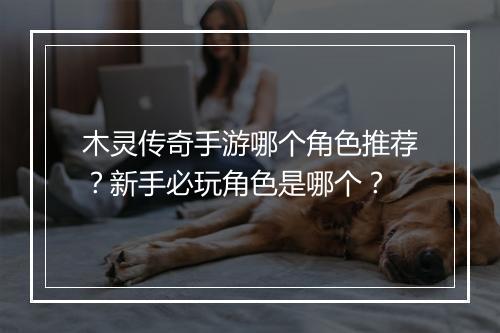 木灵传奇手游哪个角色推荐？新手必玩角色是哪个？