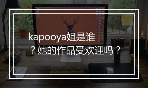 kapooya姐是谁？她的作品受欢迎吗？