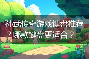 孙武传奇游戏键盘推荐？哪款键盘更适合？