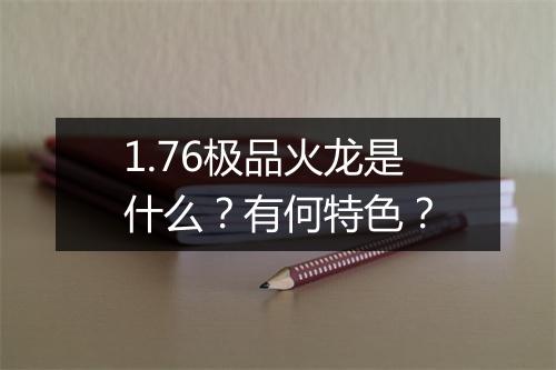 1.76极品火龙是什么？有何特色？